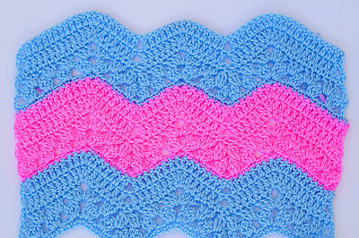 4 -  Crochet Imagen Puntada zig zag a crochet continuacion por Majovel Crochet