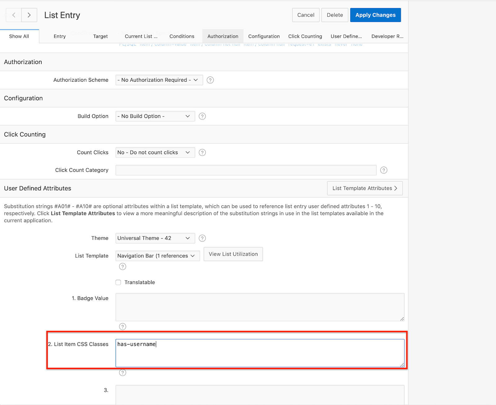 APEX by G Username Display Fix