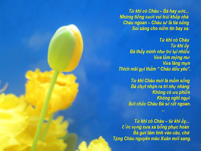 Tập thơ "Bà & Cháu" 3