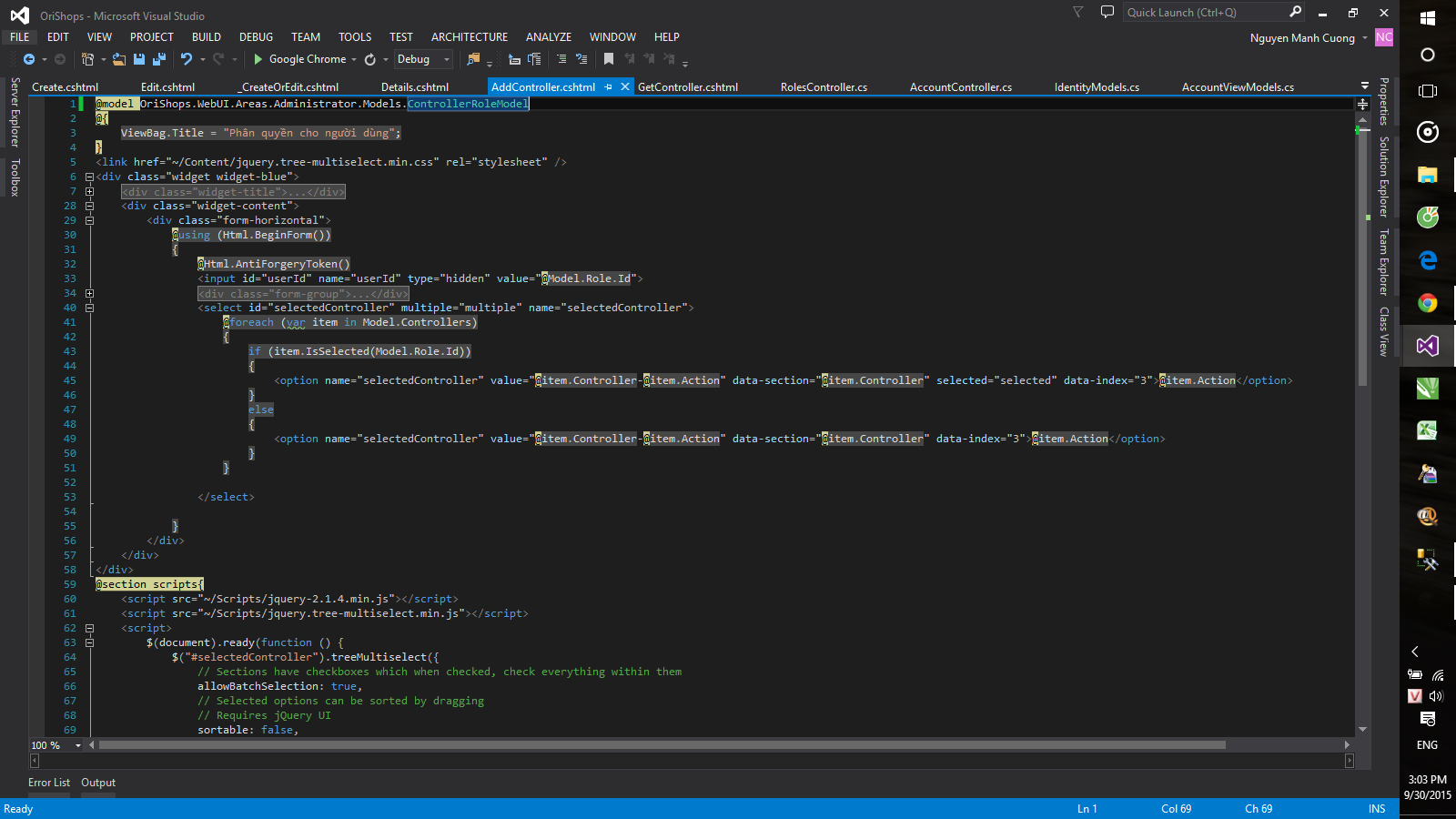 MVC 5 Authentication Filters Phân quyền cho action và