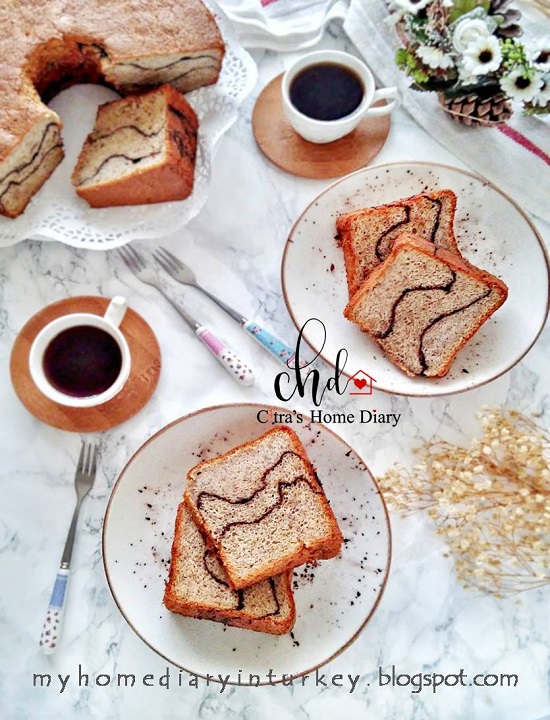 Banana Chiffon Cake Recipe with video | Çitra's Home Diary. #bananacake #chiffoncake #bananachiffoncake #cakerecipe #dessert #resepchiffoncake #şifonkektarifi #şifonkek