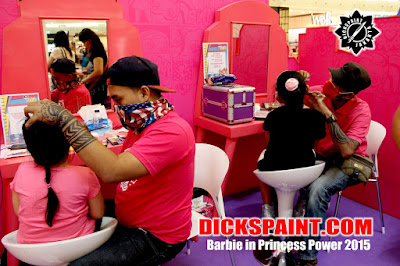 face painting kids barbie jakarta