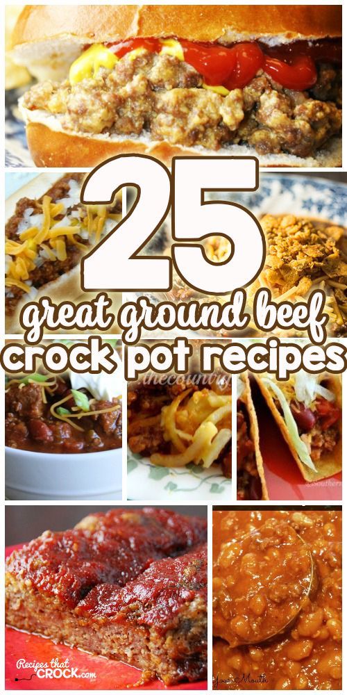 GREAT GROUND BEEF CROCK POT RECIPES - FOOD EASY
