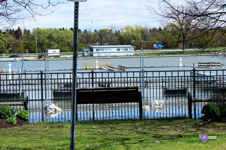 SCG Niagara Our Images of Flooded Lakeside Park Beach, Port Dalhousie