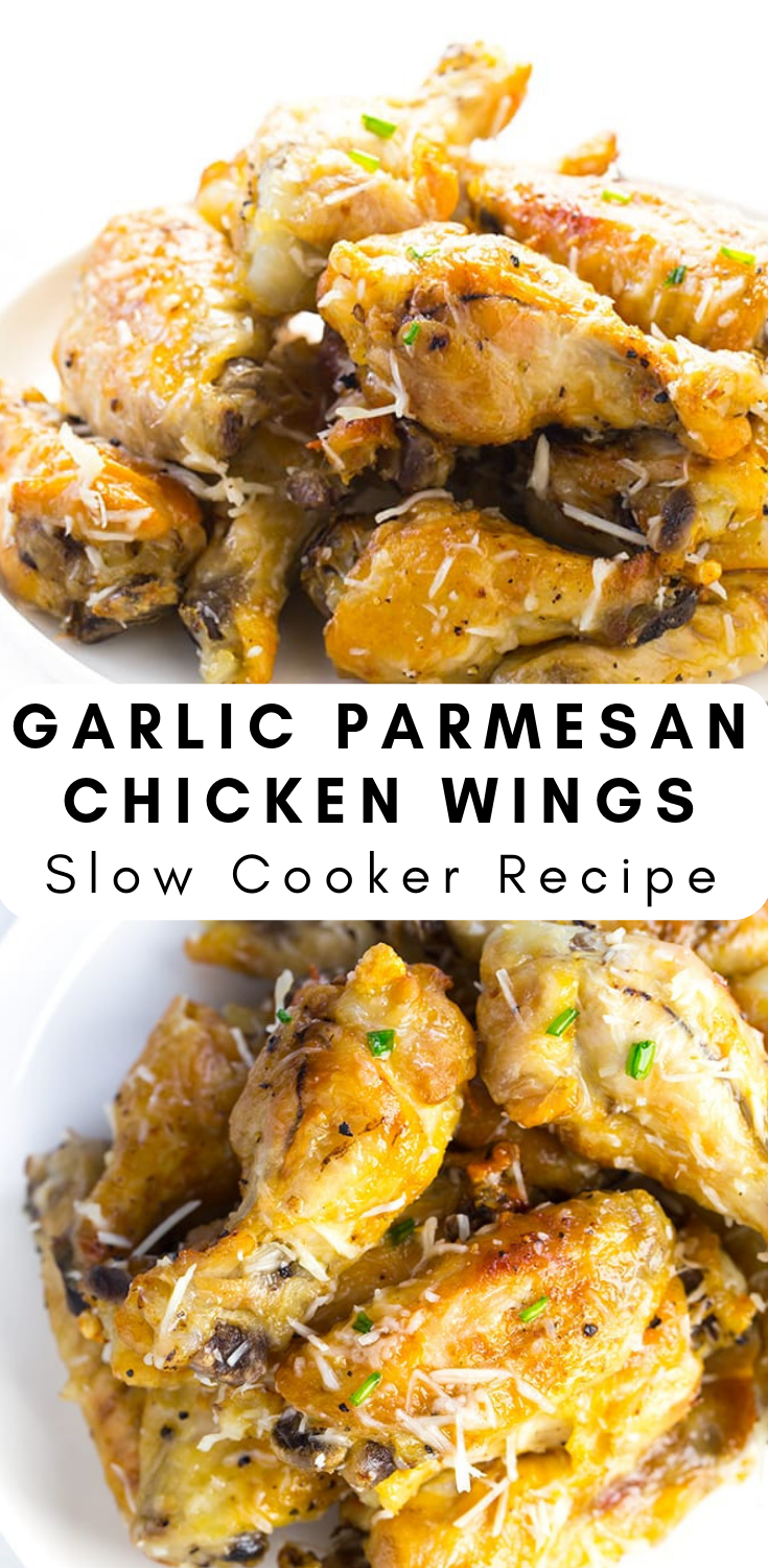 Slow Cooker Garlic Parmesan Chicken Wings Recipe ALL RECIPES