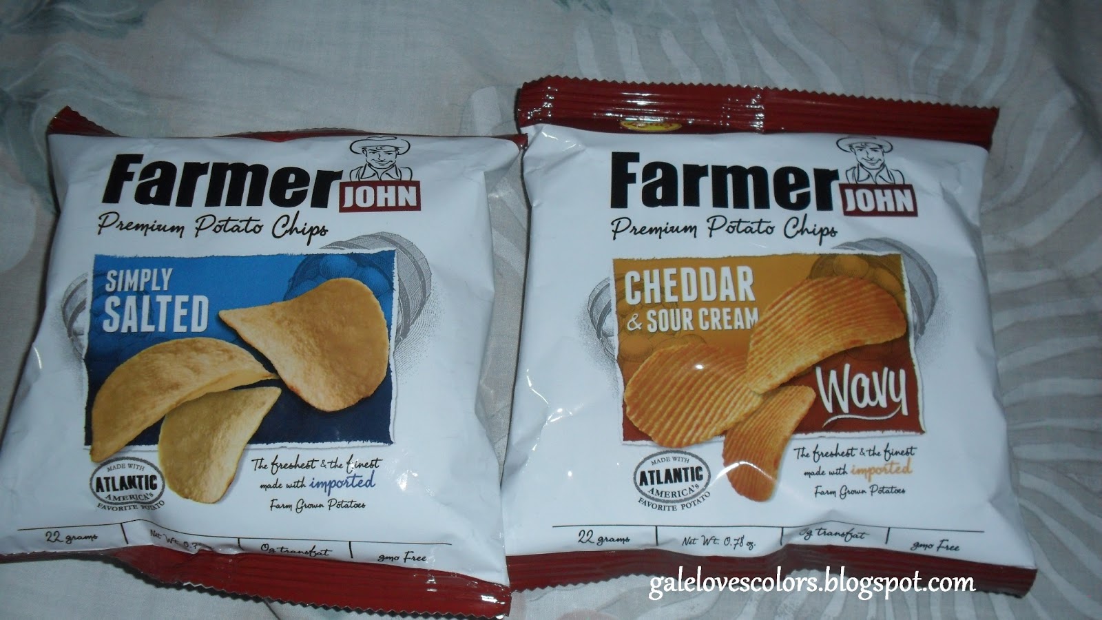 Gale Loves Colors Gale Eats Farmer John potato chips