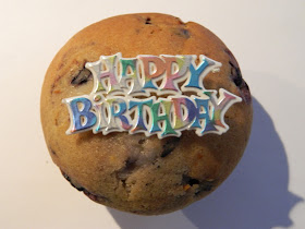 Happy birthday muffin for garden muses: Toronto gardening blog's second birthday!
