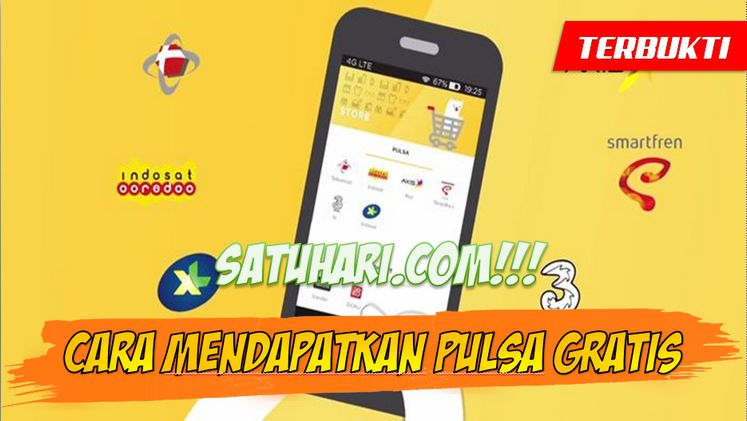 100 Terbukti Cara Mendapatkan Pulsa Gratis Semua Operator