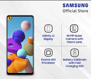 spesifikasi samsung A21s