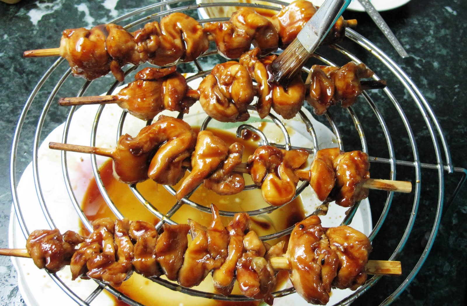 Bli&amp;#39;s Indulgence: Yakitori (Japanese grilled Chicken) with Japanese ...