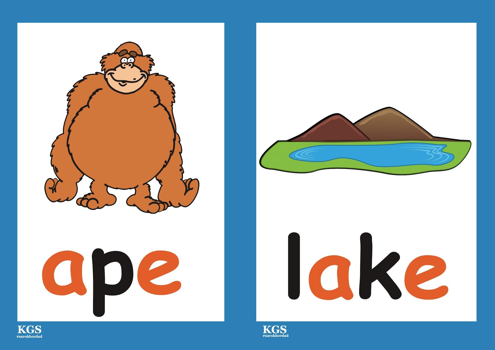 Kurd Genius School Grade 1 Flash Cards