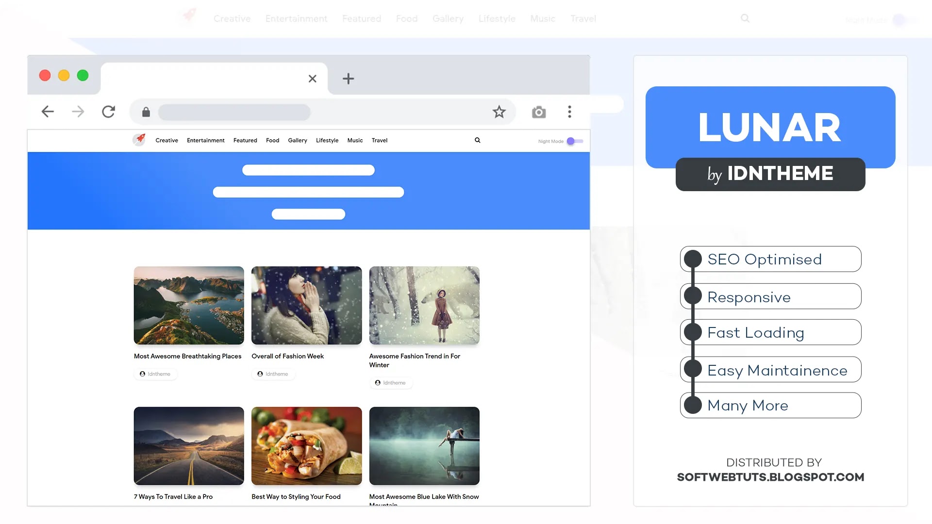 Lunar Responsive Blogger Template Lunar Responsive Blogger Template
