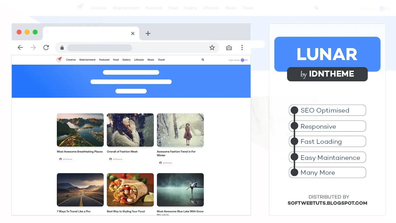 Lunar Responsive Blogger Template Lunar Responsive Blogger Template