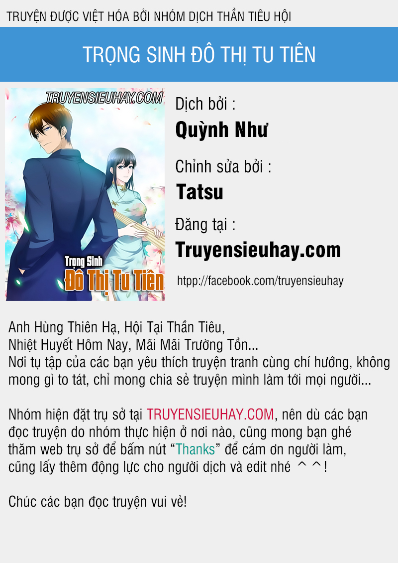 TRỌNG SINH ĐÔ THỊ TU TIÊN Chap 182 - Truyen.Chap.VN