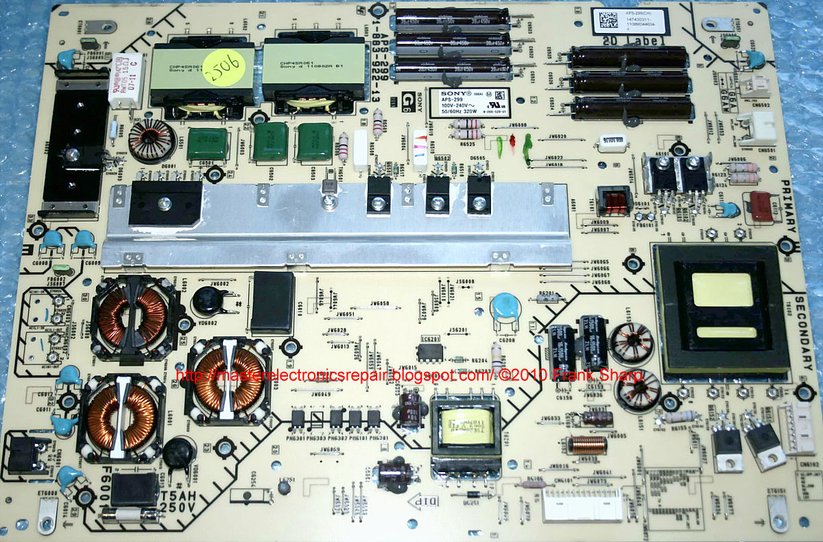 Master Electronics Repair !: REPAIRING / SERVICING TV SONY KDL-55EX720
