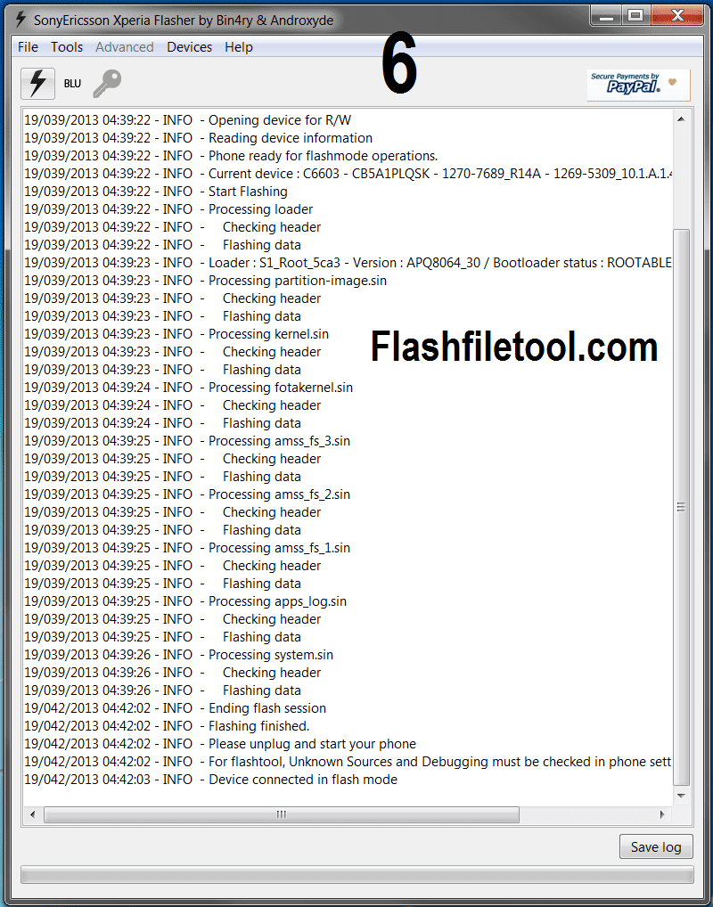flash sony xperia via Androxyde