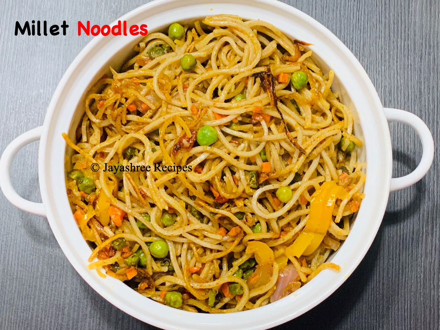 Millet Noodles Recipe Vegetable Millet Noodles Navadhaniyam Noodles