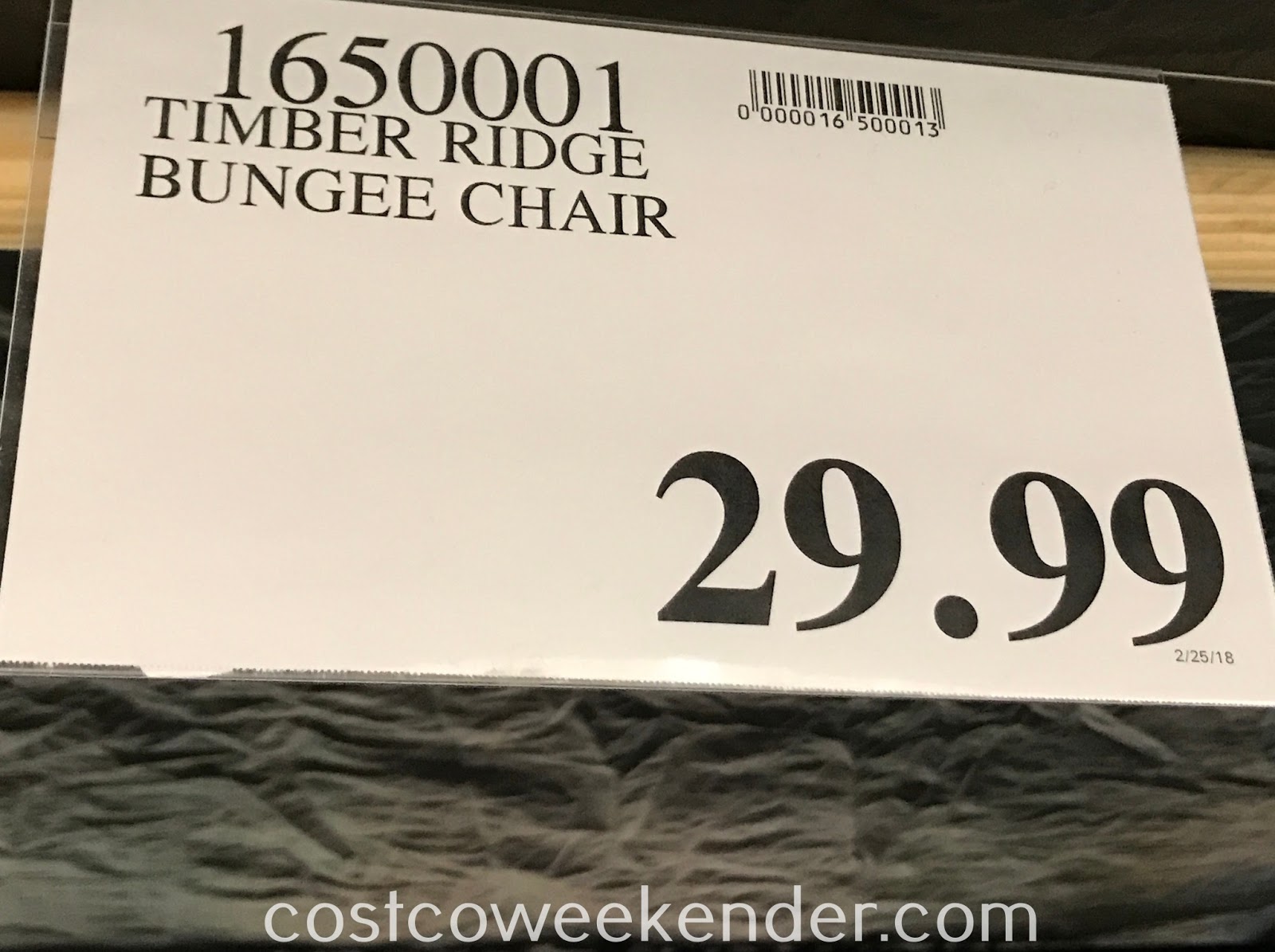 Timber Ridge High Back Bungee Chair Costco Weekender