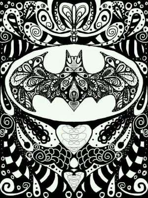 Batman Symbol Coloring Page Coloring - Batman Symbol Coloring Page 