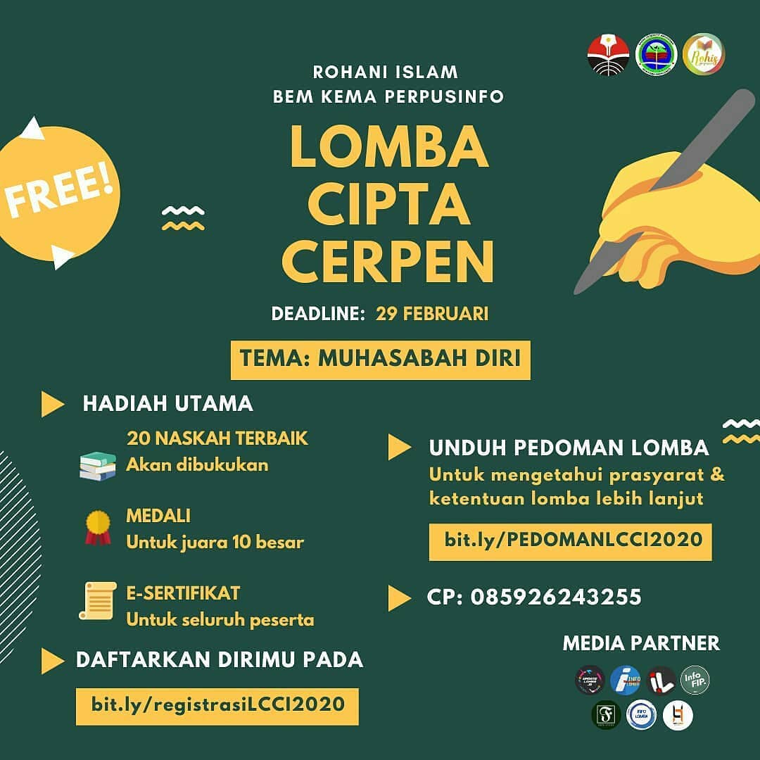 LOMBA CIPTA CERPEN ISLAMI 2020 lomba menulis cerpen 2021