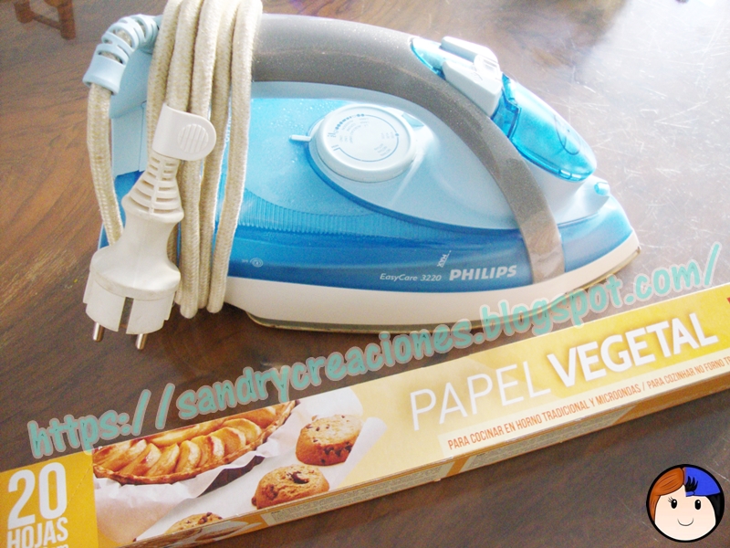 Plancha y papel de horno