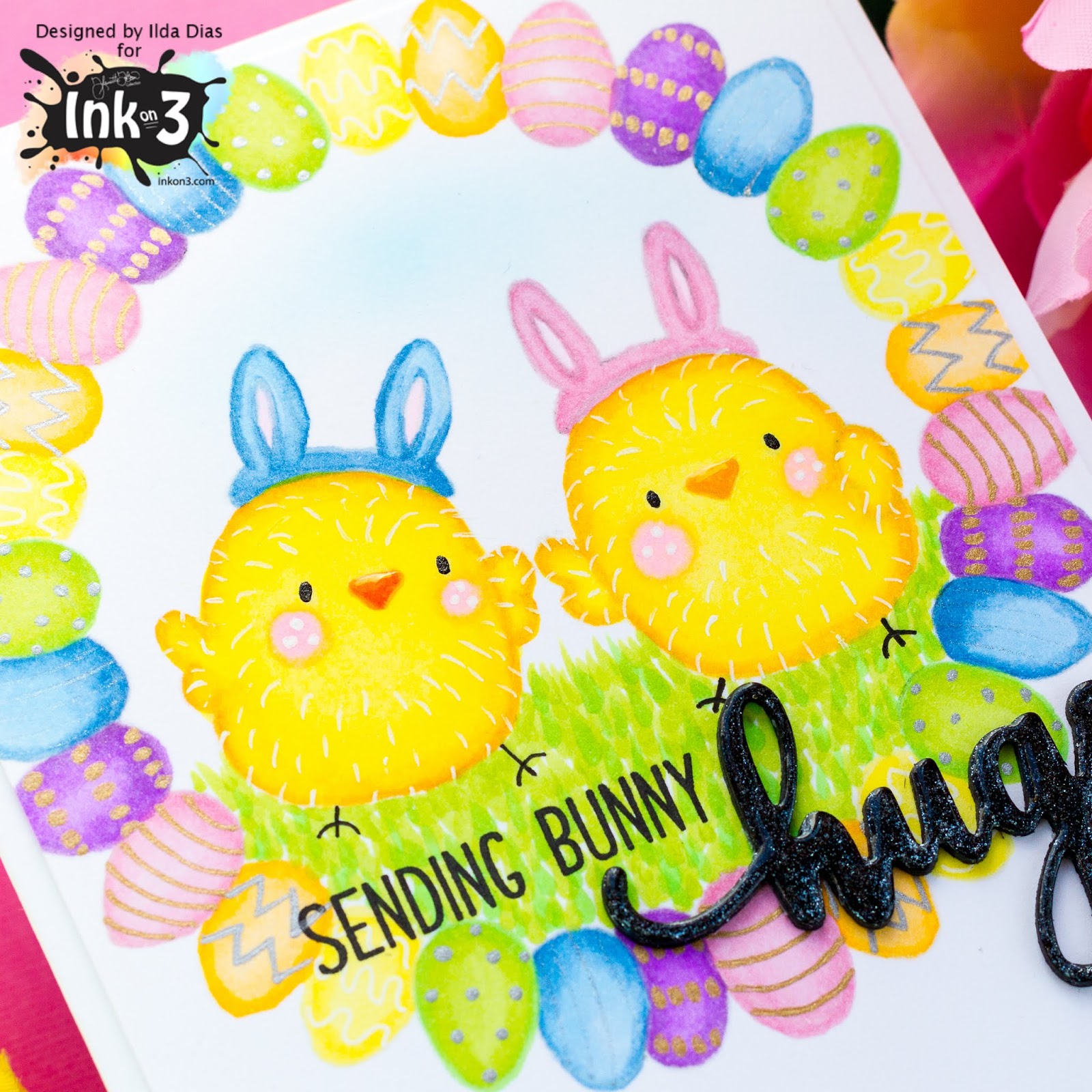 I Love Doing All Things Crafty Easter Bunny Hugs Card Ink On 3