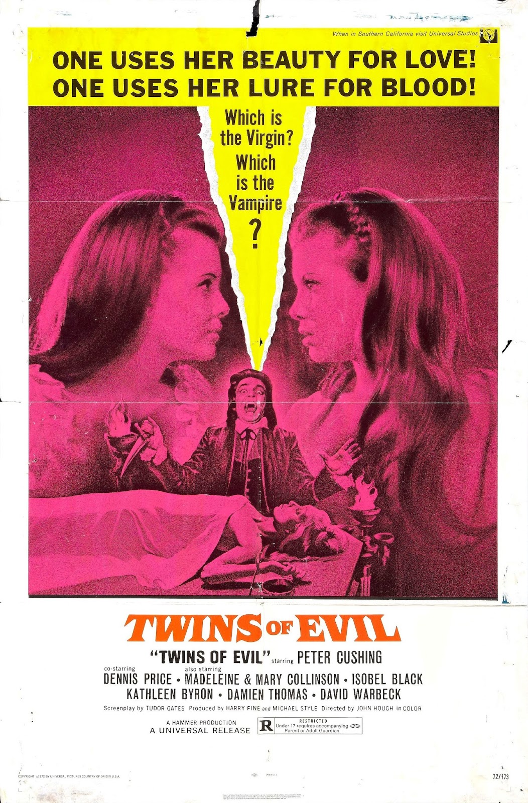 Twins Of Evil 1971 BluRay 480p Dual Audio 300Mb