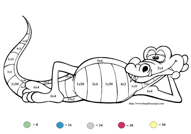 Cartilhas e atividades fundamental 1 e 2: CALCULAR E COLORIR  Cor por  números, Atividades de pintura, Atividades de matemática divertidas