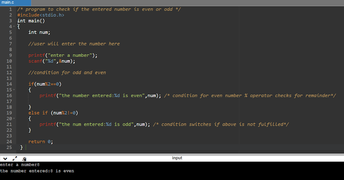 C programs and solutions