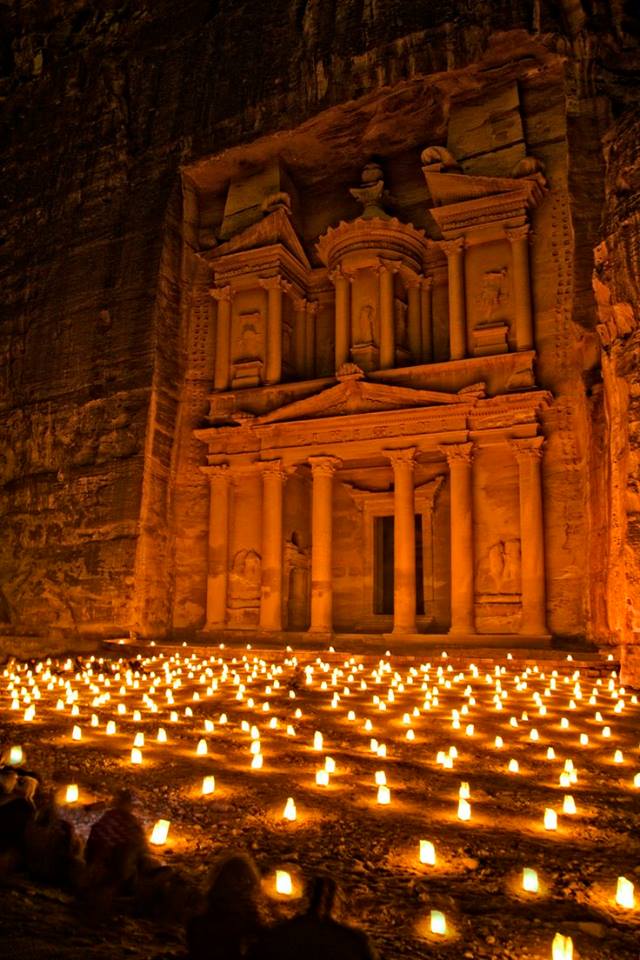 Noche en Petra