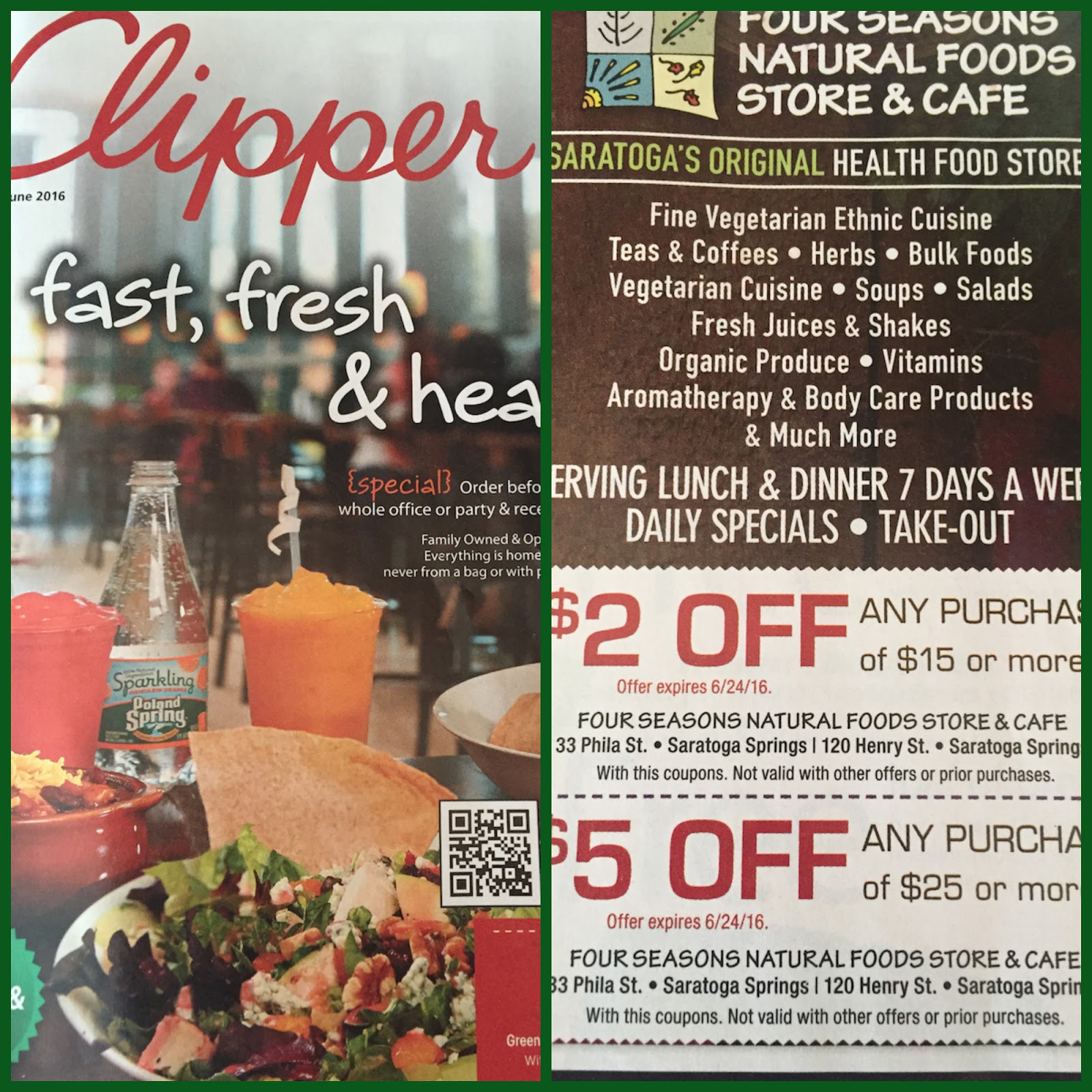 Local Readers: New Four Seasons Coupons in Clipper Magazine To Use at Price Chopper