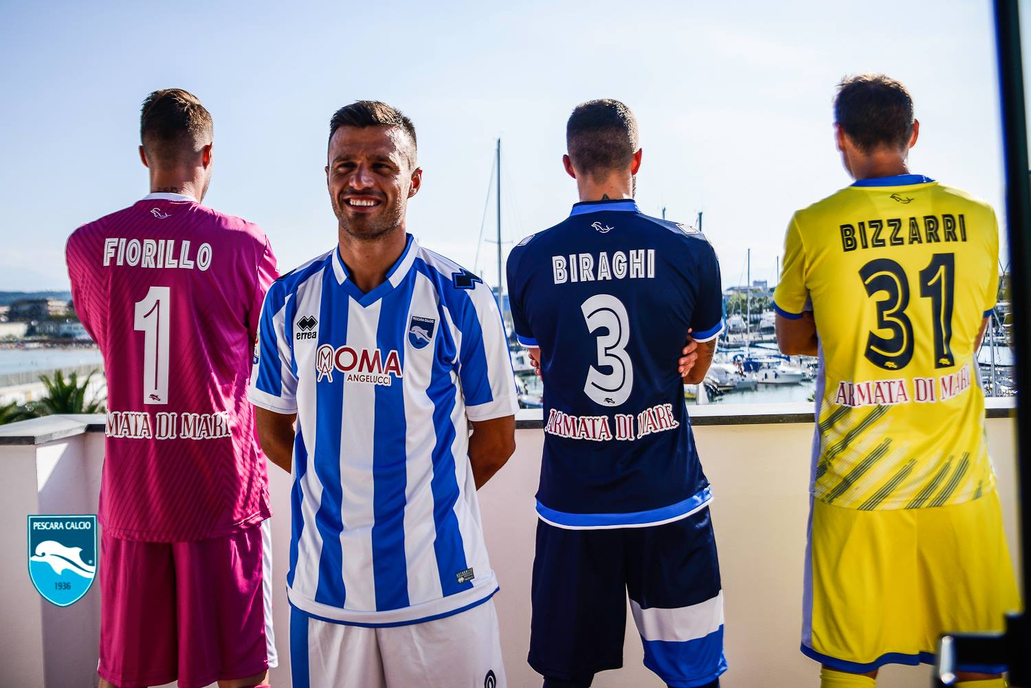 Pescara Calcio 1617 Trikots veröffentlicht Nur Fussball