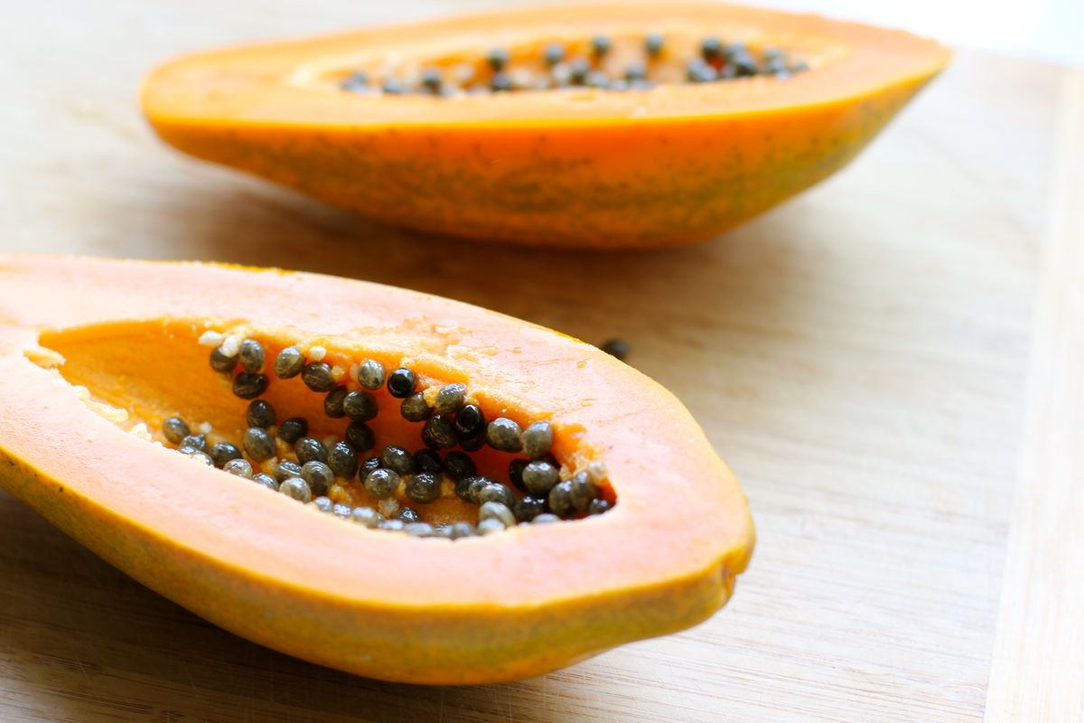 Green Cilantro A little bit of sunshine Pineapple & Papaya Juice