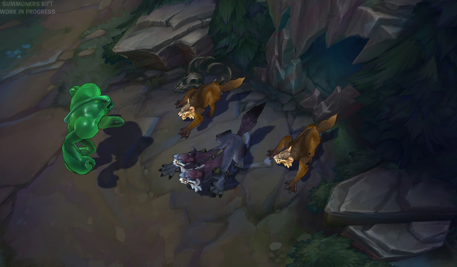 League of legends Campamentos de la jungla.