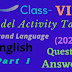 Model Activity Tasks | Second Language (English) | CLASS 8 | Part One | 2021 | PDF | Question & Answer