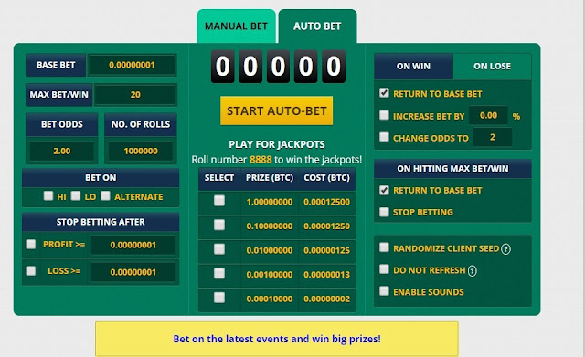 como jugar auto bet en freebitcoin