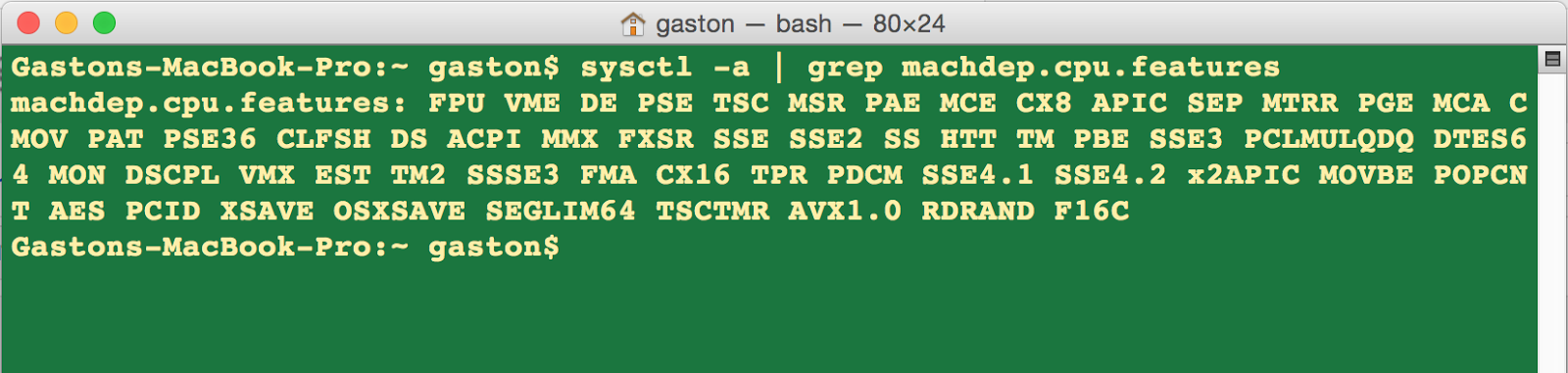 Serious Multiplatform Software Development: How to check Intel AVX2 ...