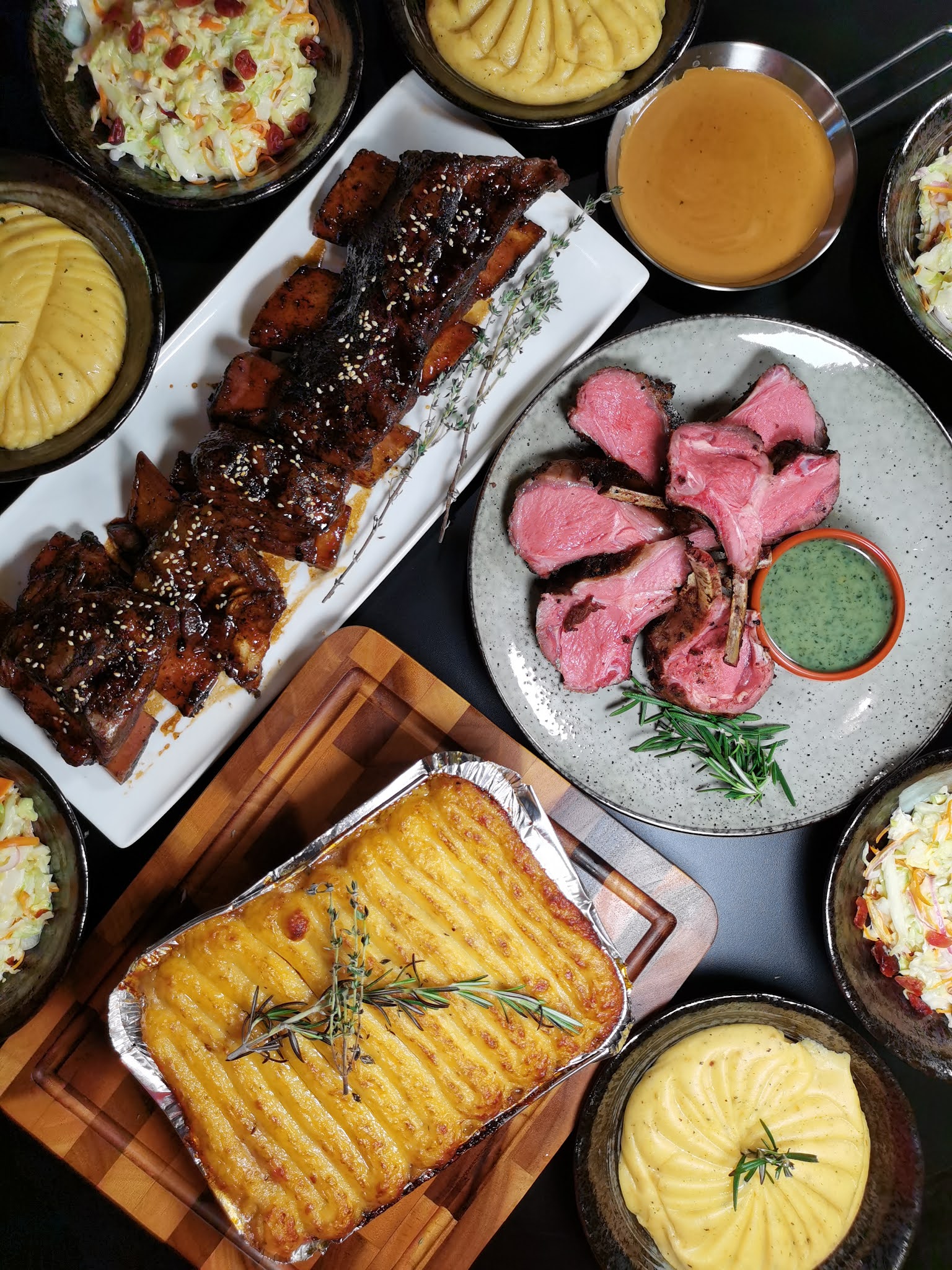 honest butcher's roast & grill deliveries: a carnivorous christmas with truffle beef wellington, tomahawk steaks & more