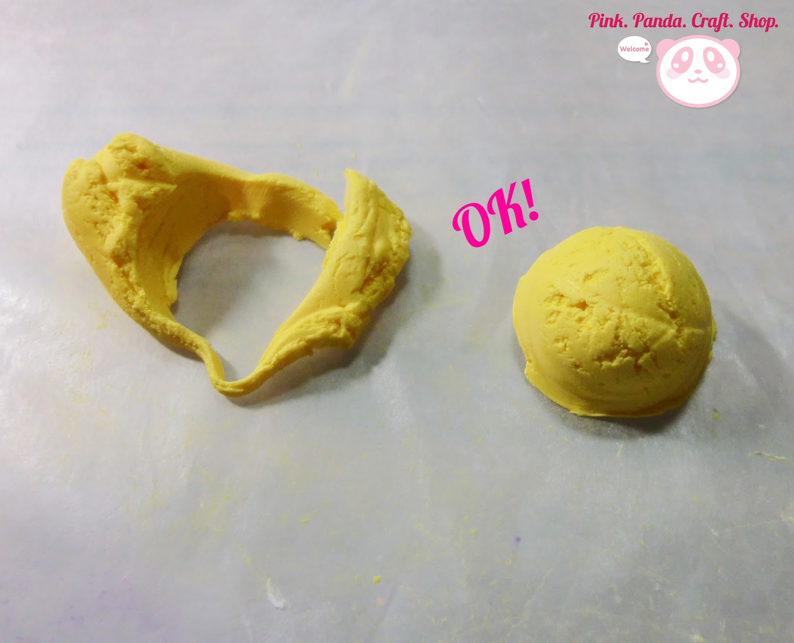 How to make polymer clay icecream scoop
