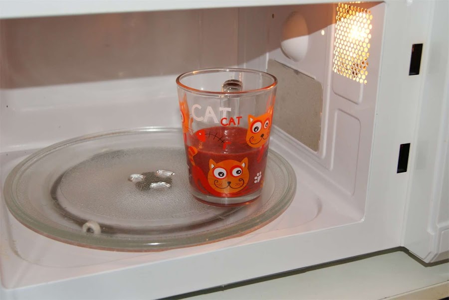 Bizcocho Red Velvet Mug Cake paso 3