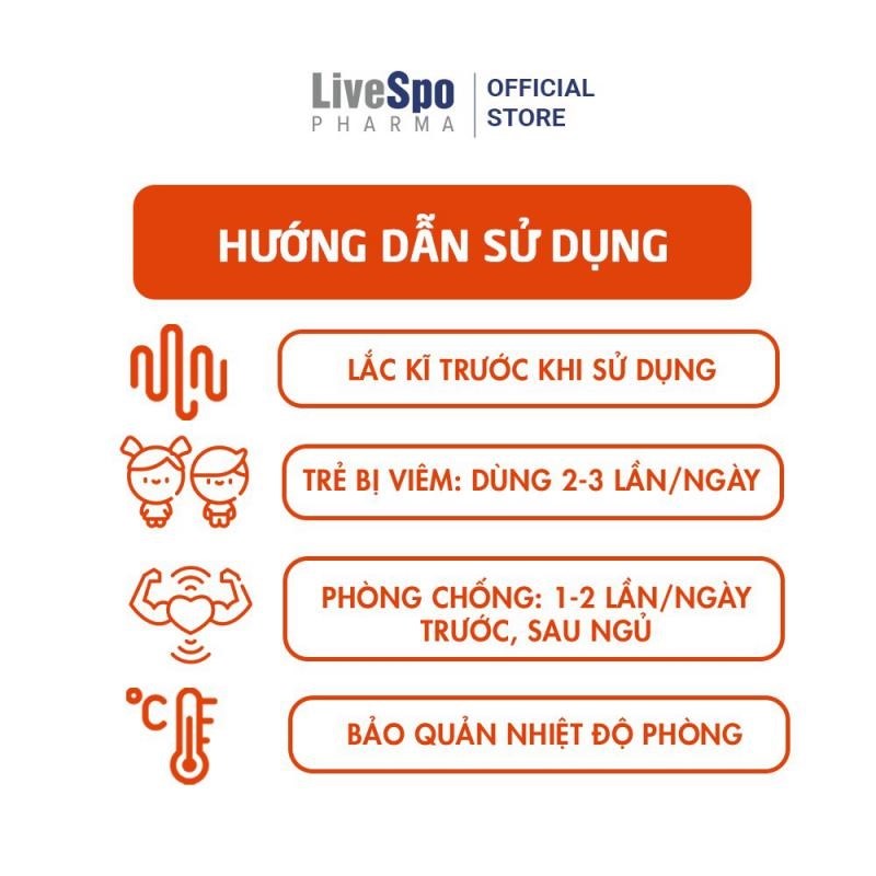 LIVESPO NAVAX - Dung dịch vệ sinh tai, mũi, họng - Sản phẩm chuyên dụng