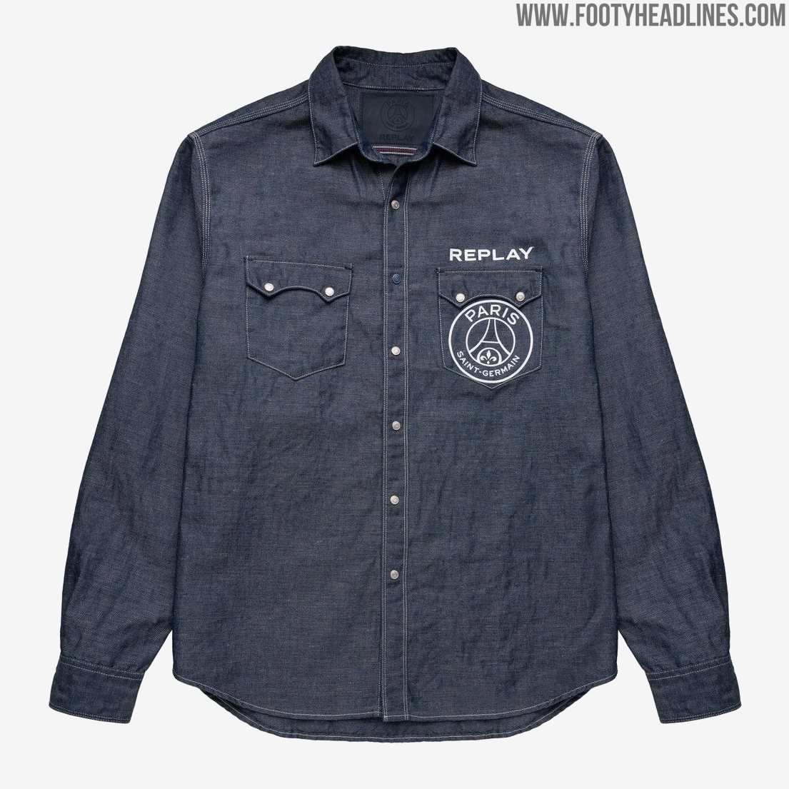 First-Ever Replay x PSG Denim Collection Released - All Items - Footy ...