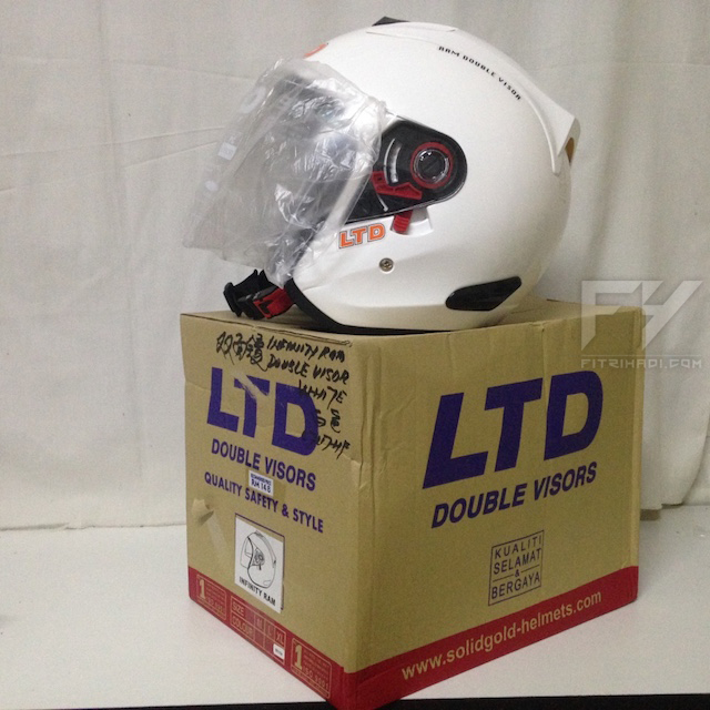 Review Helmet Double Visor LTD