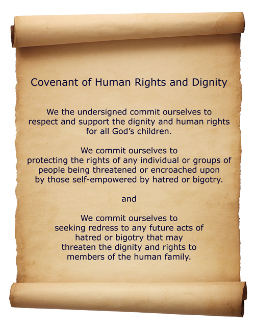 Bishop James Alan Wilkowski: The Covenant for Human Rights and Dignity ...
