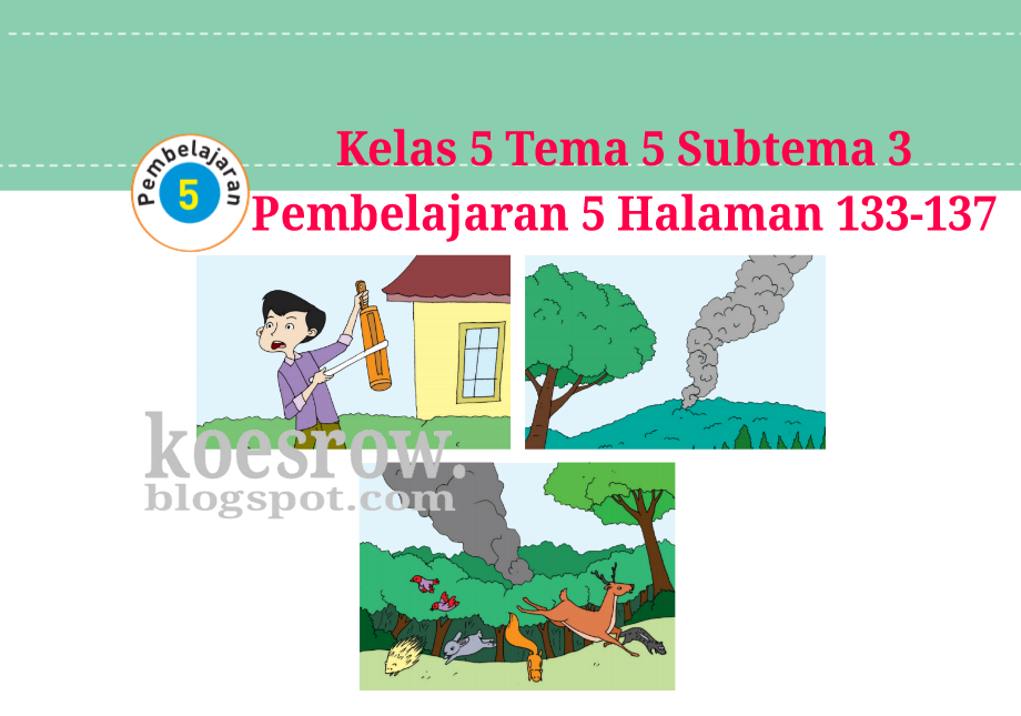 Download Kunci Jawaban Buku Tema 5 Kelas 5 Ekosistem Gif