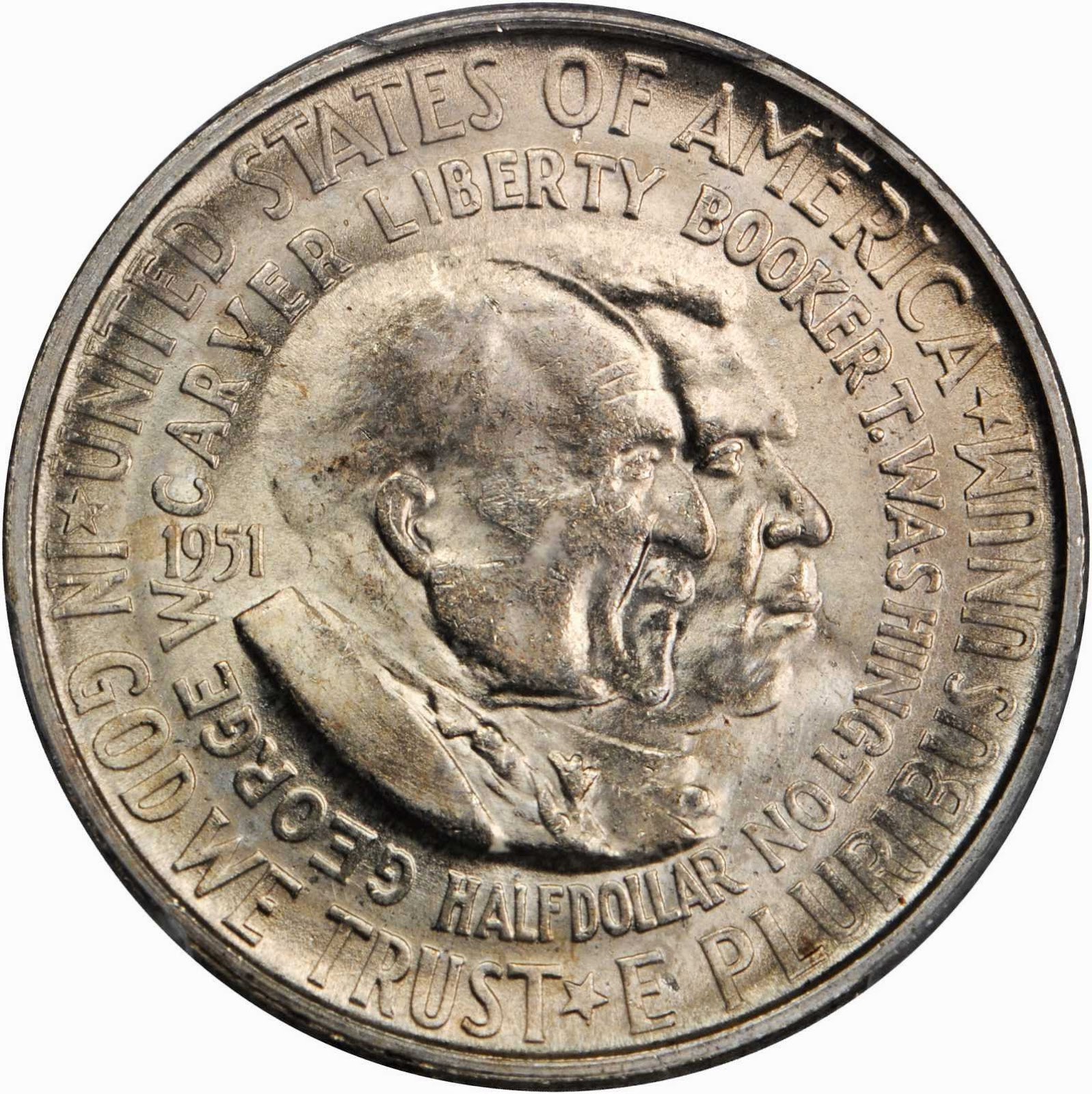 Washington Carver Silver Half Dollar