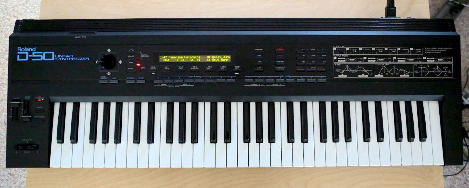 MATRIXSYNTH Roland D50 Vintage Digital Synthesizer