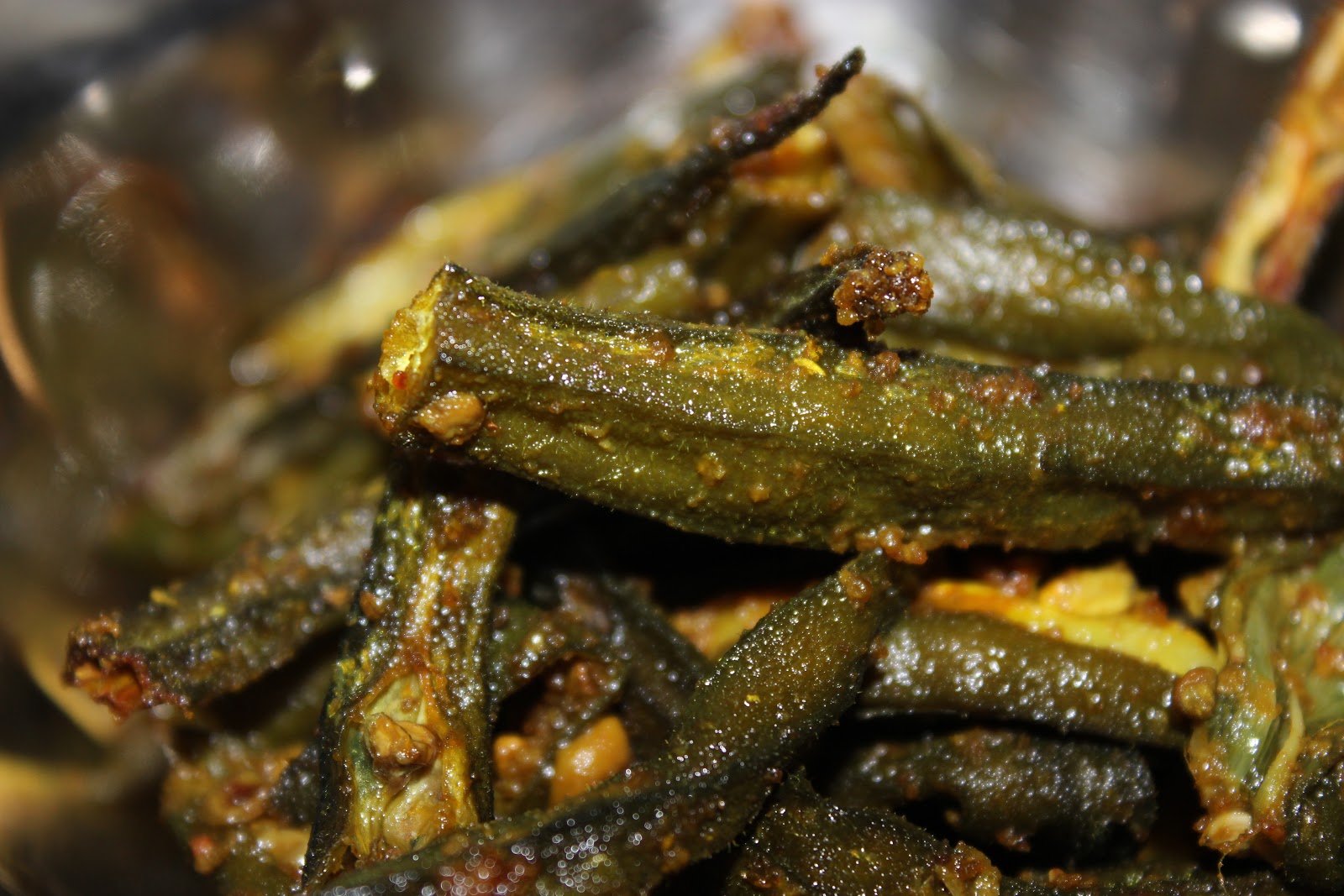 Uma Ki Rasoi Oven Roasted Okra Bhendi Fry
