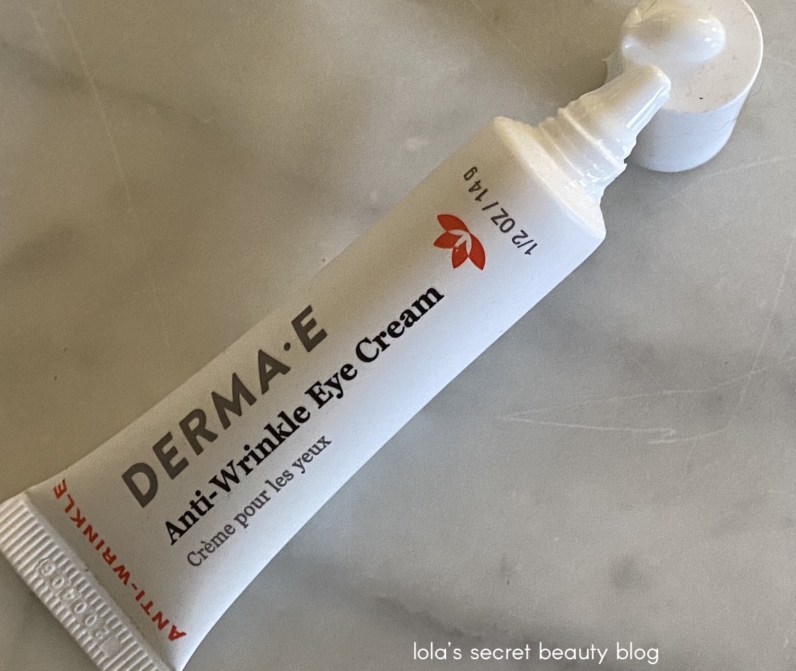 lola's secret beauty blog Derma E AntiWrinkle Eye Cream