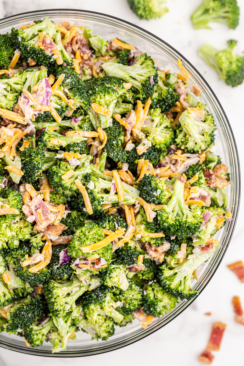 Loaded Broccoli Salad (Low Carb) Bobbi's Kozy Kitchen